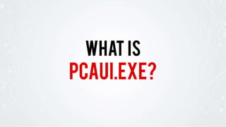 pcaui.exe?
WHAT IS
 