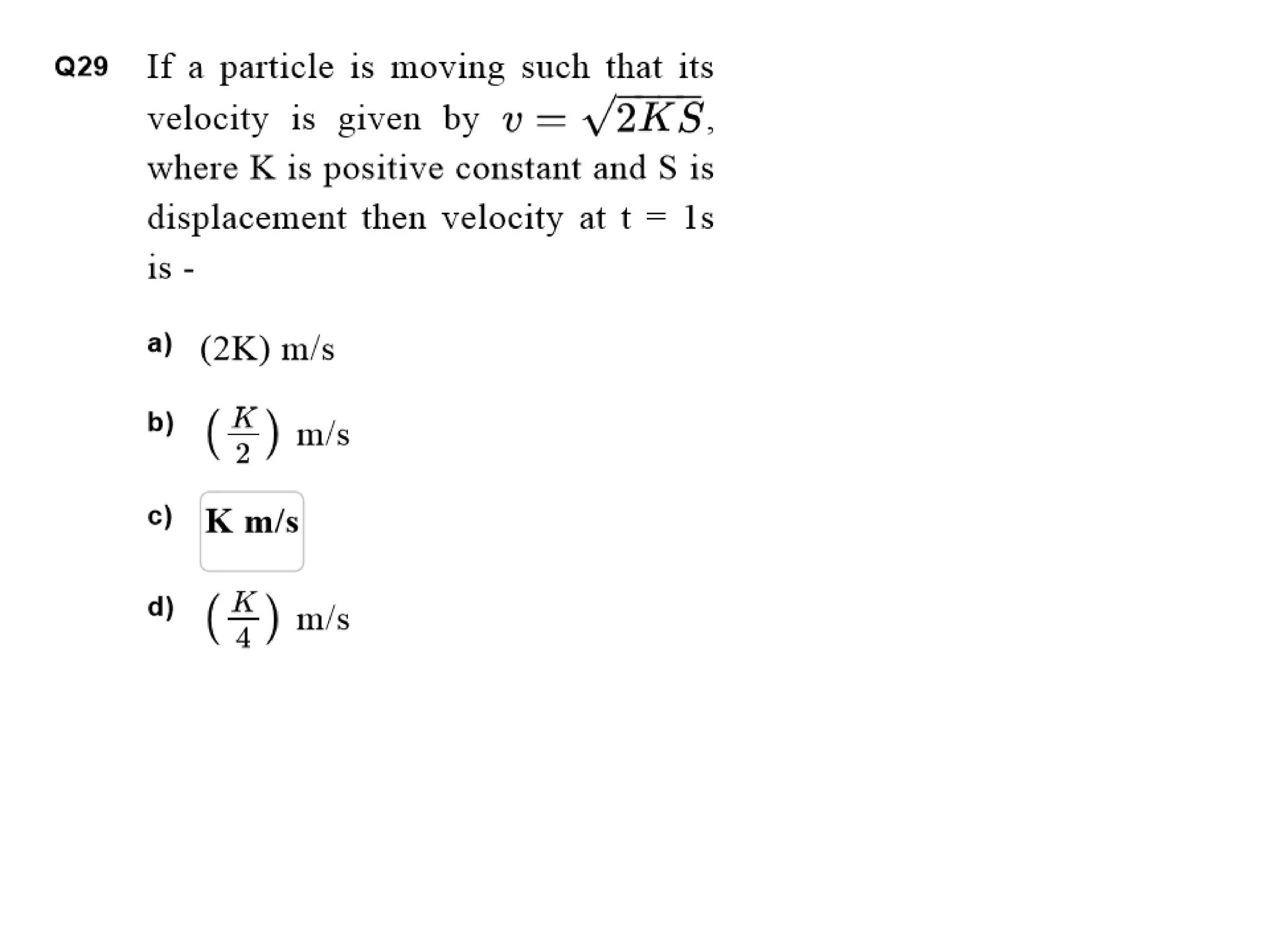 Physics Questions