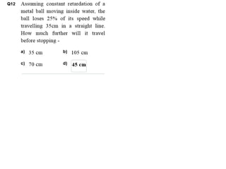 Physics Questions