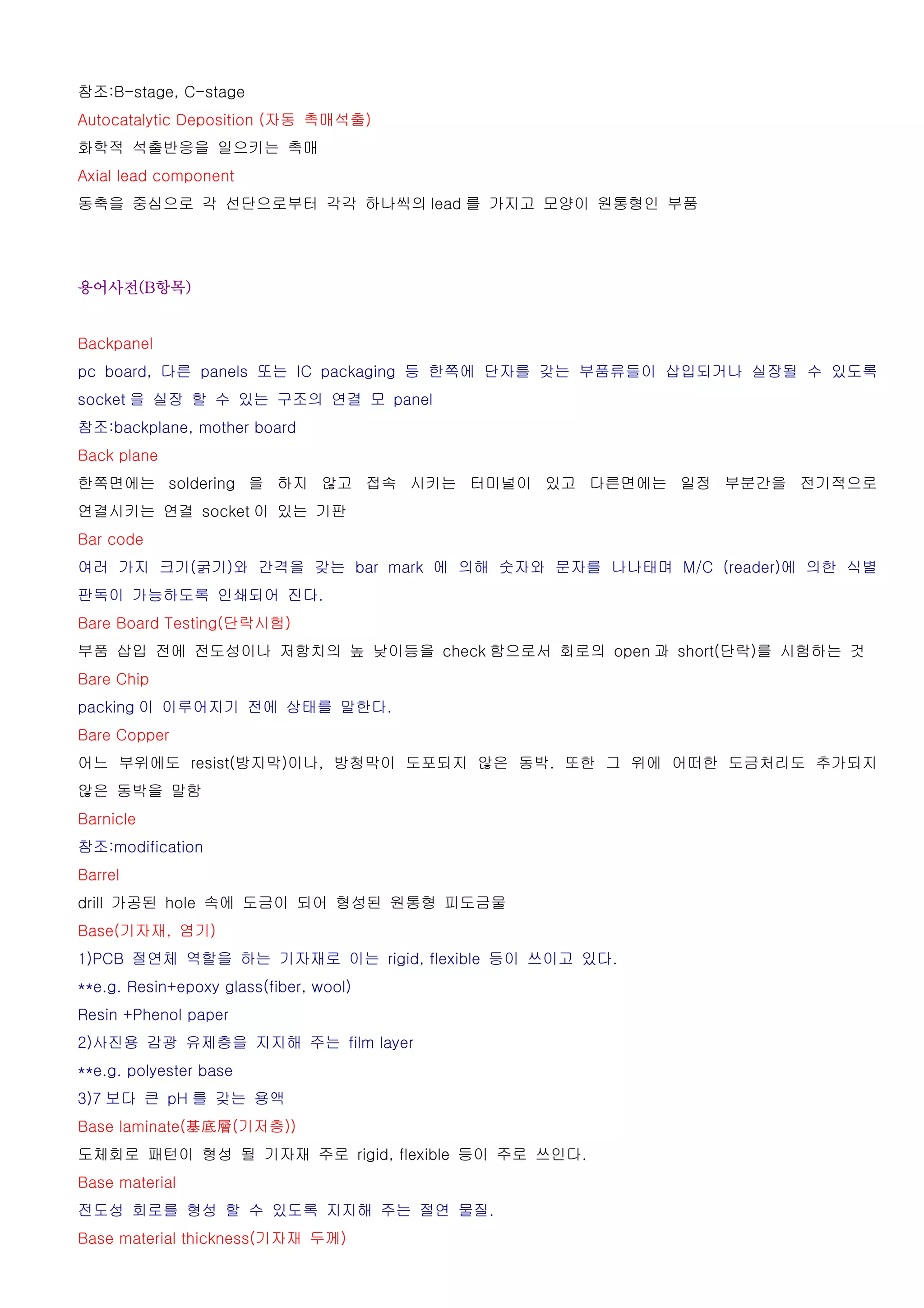 Pcb 용어사전 | PDF