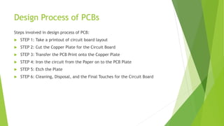 Design of Printed Circuit Boards | PPTX
