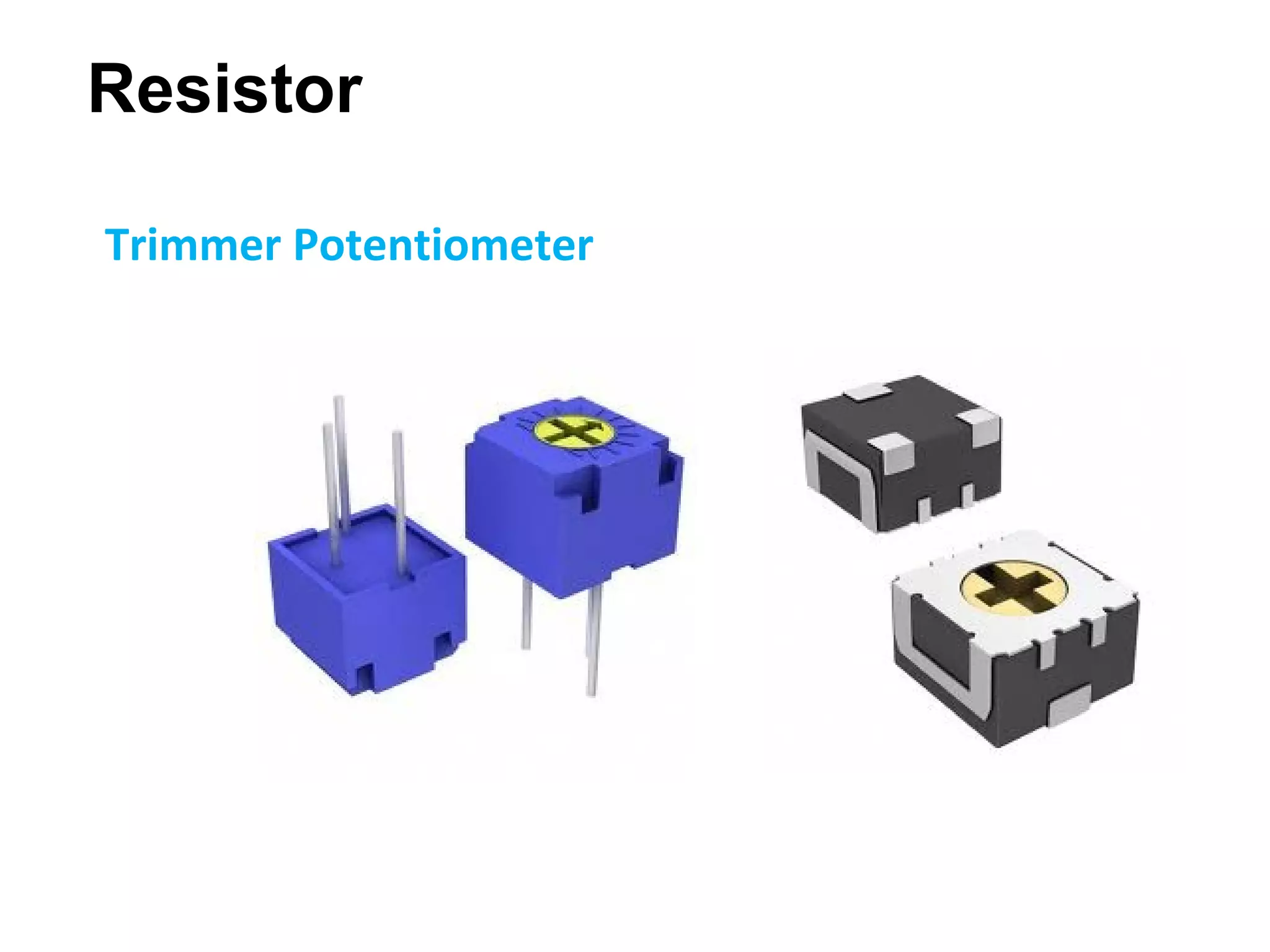 Trimmer Potentiometer Resistor 