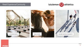 18
Retail Experience/Community
 