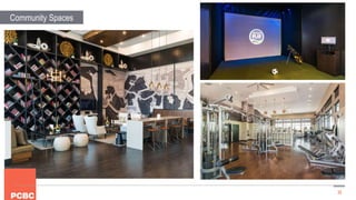 32
Community Spaces
 