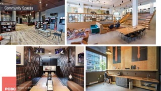 34
Community Spaces
Stetson Apartments - Scottsdale
AMLI South Lake Union - SeattleBattery on Blake - Denver
Union Denver
 