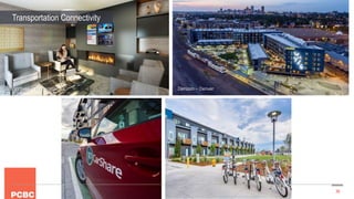 36
Transportation Connectivity
The Vintage – Washington, DC Denizen – Denver
 