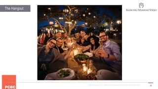 59
The Hangout
The Hangout is a Millennial Magnet at Rancho Mission Viejo
 
