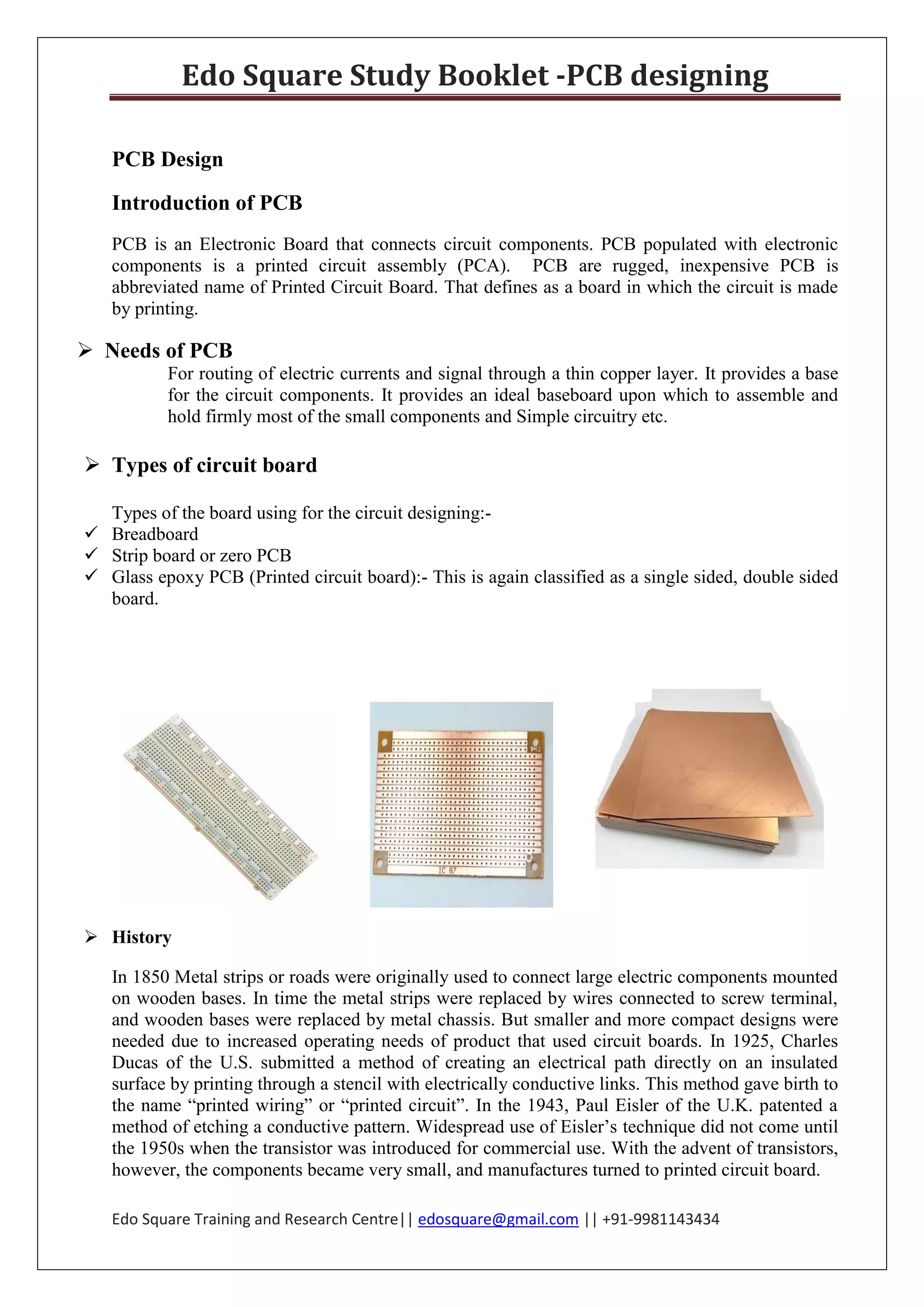 Introduction to PCB Designing Tutorial | PDF