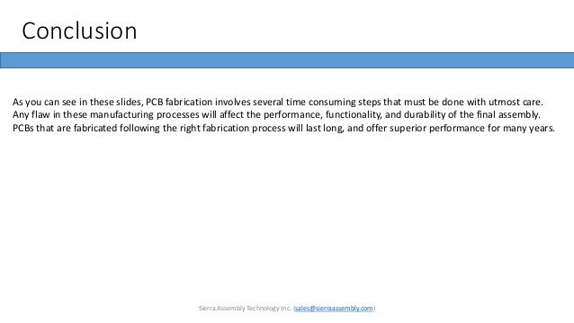 Pcb Fabrication Process By Sierra Assembly