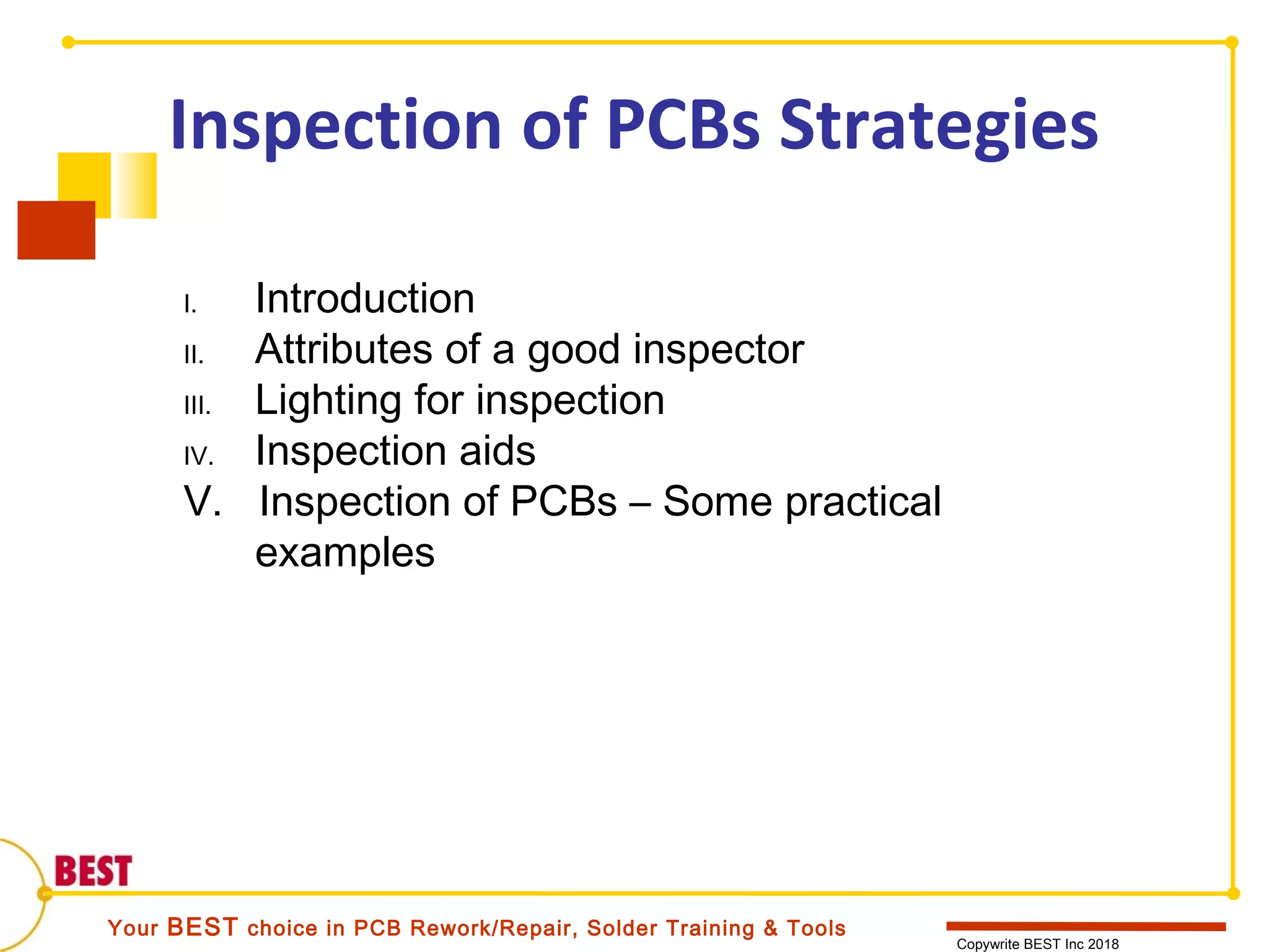 Manual PCB inspection | PPT