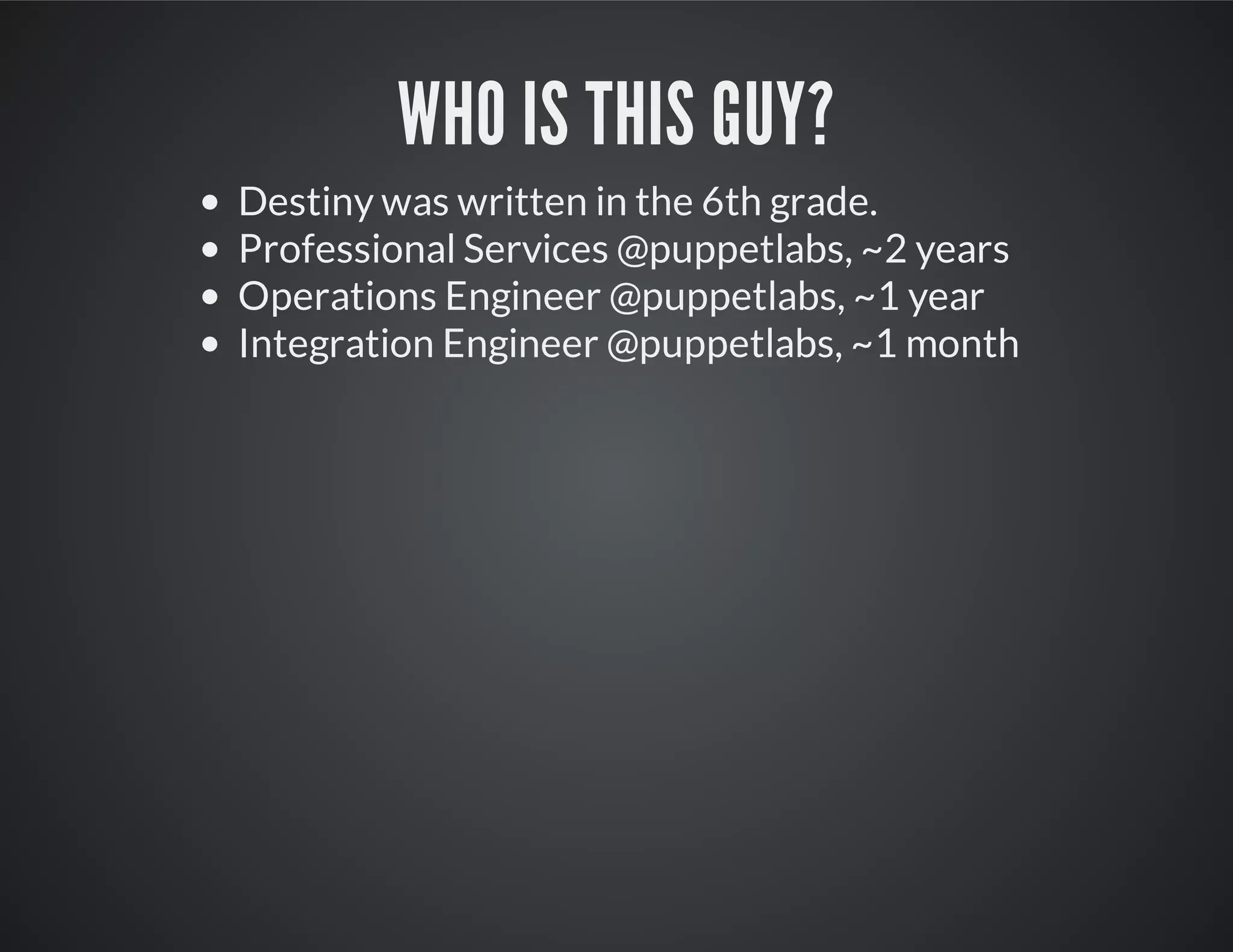 Writing & Sharing Great Modules - Puppet Camp Boston | PPT