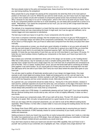 pcb_tutorial on pcb design process described | PDF