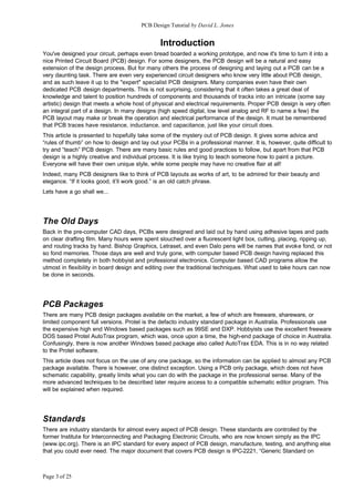 pcb_tutorial on pcb design process described | PDF