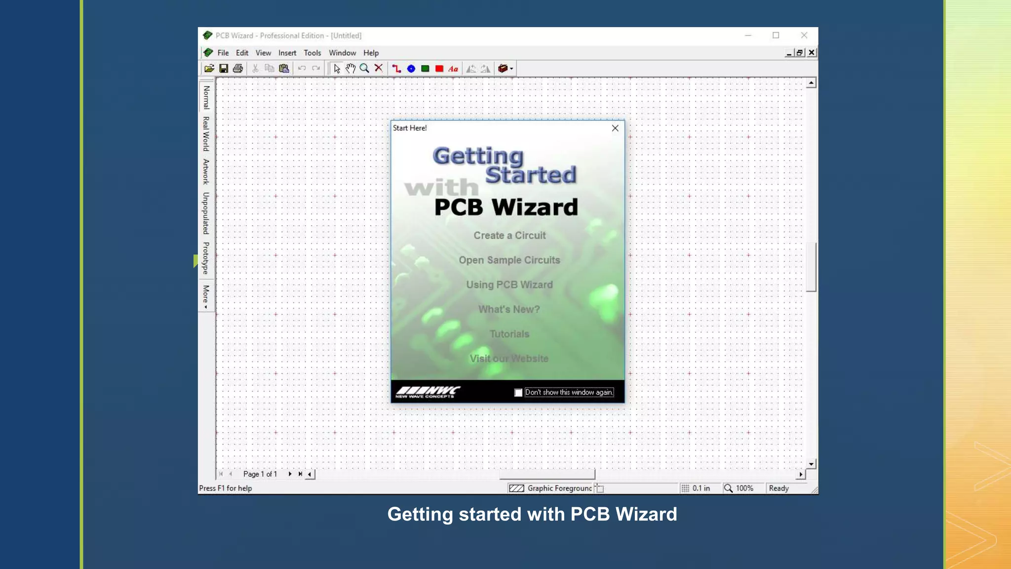 z
Getting started with PCB Wizard
 