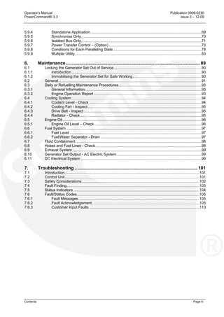 Powercommand Specific Breaker List.pdf Pcc 3.3 | PDF