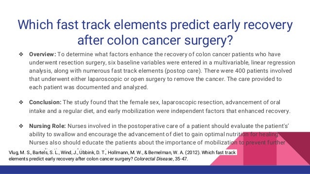 Diet After Colon Resection Surgery