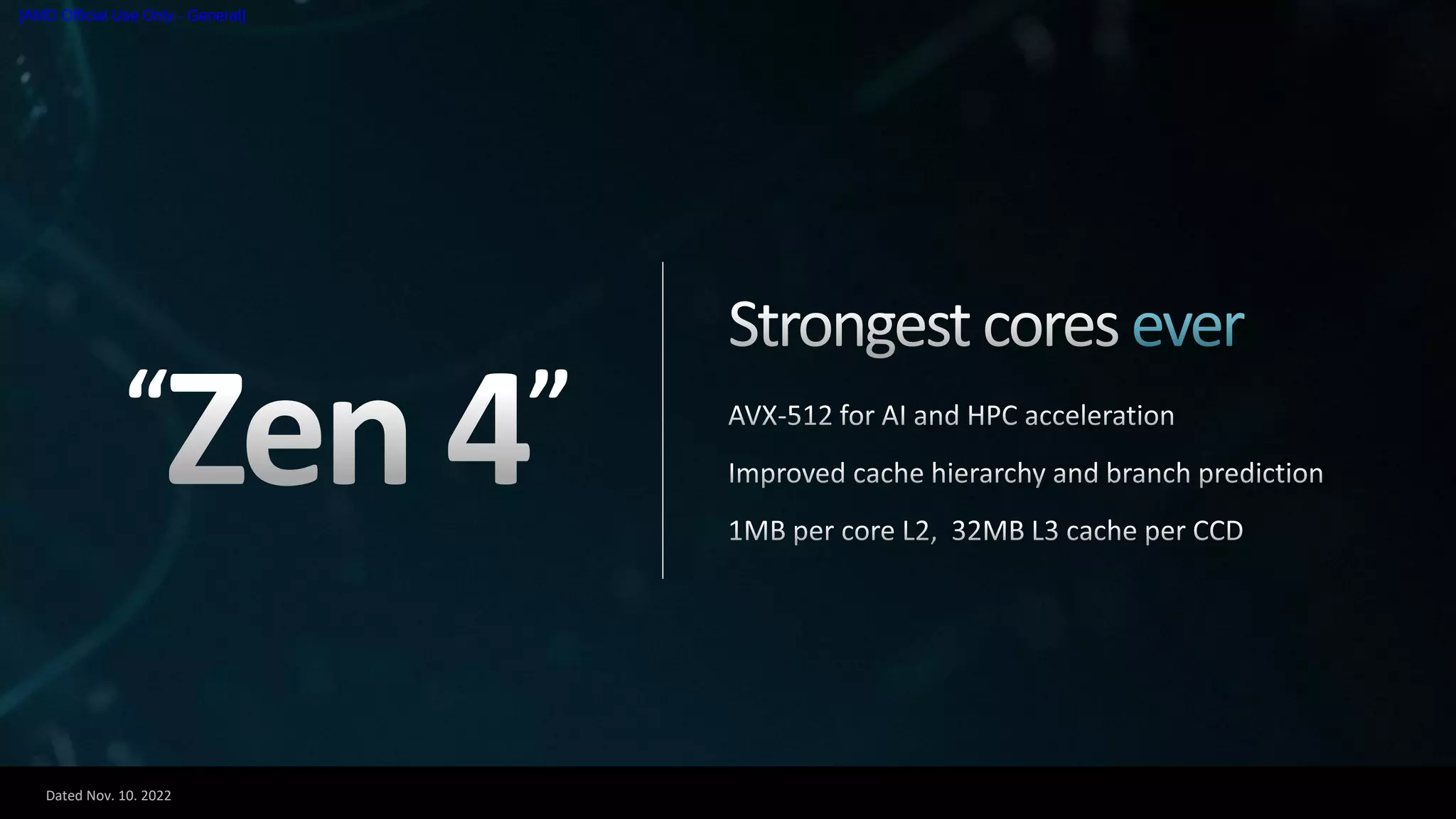 Dated Nov. 10. 2022
[AMD Official Use Only - General]
 