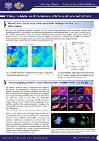 Vlasov-Poisson	simulation	of	cosmic	neutrinos	in	the	large-scale	structure	
of	the	universe
Theoretical	galaxy	formation	–...