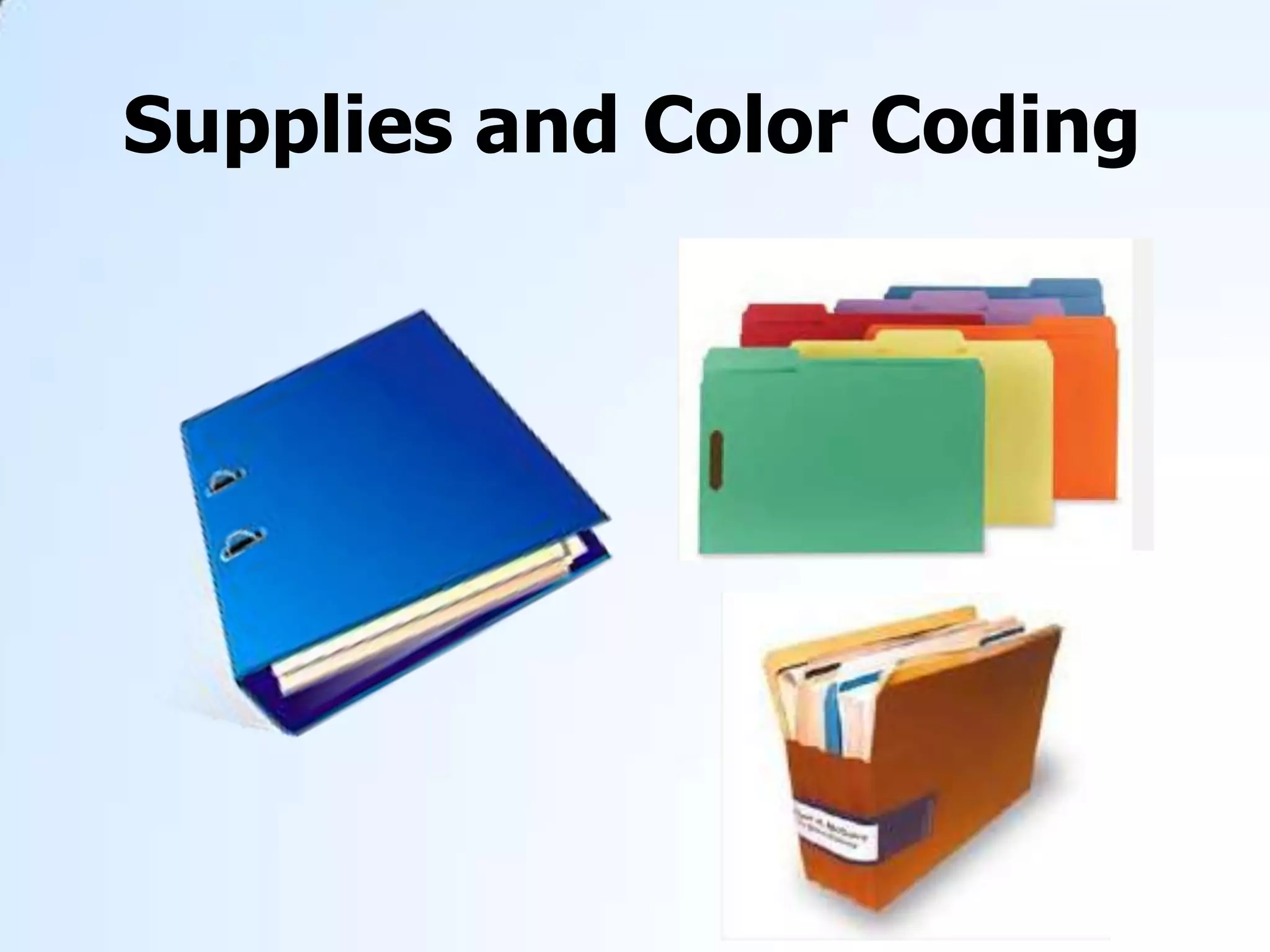 Paper Filing Systems