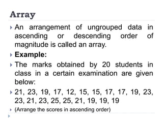 Meaning and Importance of Statistics | PPTX