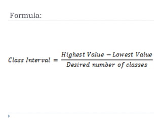 Formula:
 