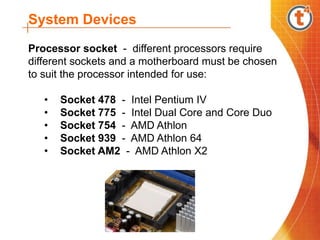 Socket Not Function PC Components.ppt