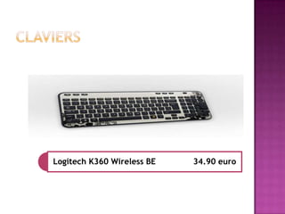 Logitech K360 Wireless BE

34.90 euro

 