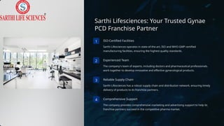 Sarthi Lifesciences: Your Trusted Gynae
PCD Franchise Partner
1 ISO-Certified Facilities
Sarthi Lifesciences operates in s...