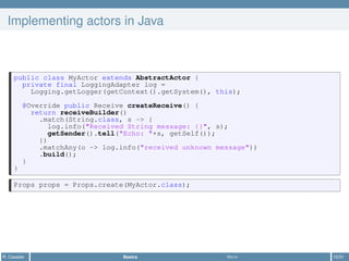 Akka Actors: an Introduction | PDF