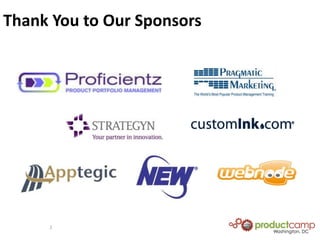 2Thank You to Our Sponsors
