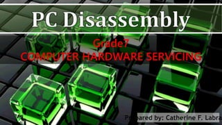 Grade7
COMPUTER HARDWARE SERVICING
 