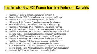 PCD Pharma Franchise Business in Karnataka