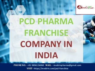 PHONE NO. - +91 9896156060 MAIL - medirinpharma@gmail.com
VISIT- https://medirin.com/pcd-franchise
PCD PHARMA
FRANCHISE
CO...
