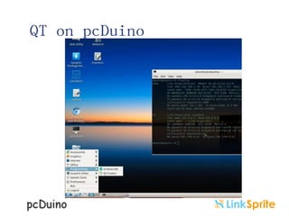 QT on pcDuino

 