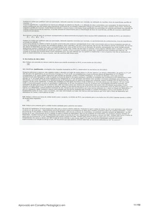 Aprovado em Conselho Pedagógico em   11/150
 