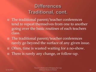 Parent Collaboration Bridging the Gap Between Home & School | PPTX