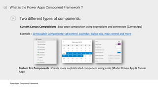 Power Apps Component Framework - Dynamics Power! 365 Paris 2019 | PPT