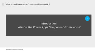 Power Apps Component Framework - Dynamics Power! 365 Paris 2019 | PPT