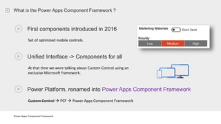 Power Apps Component Framework - Dynamics Power! 365 Paris 2019 | PPT