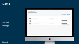 Demo
Stemcell
Manager
 