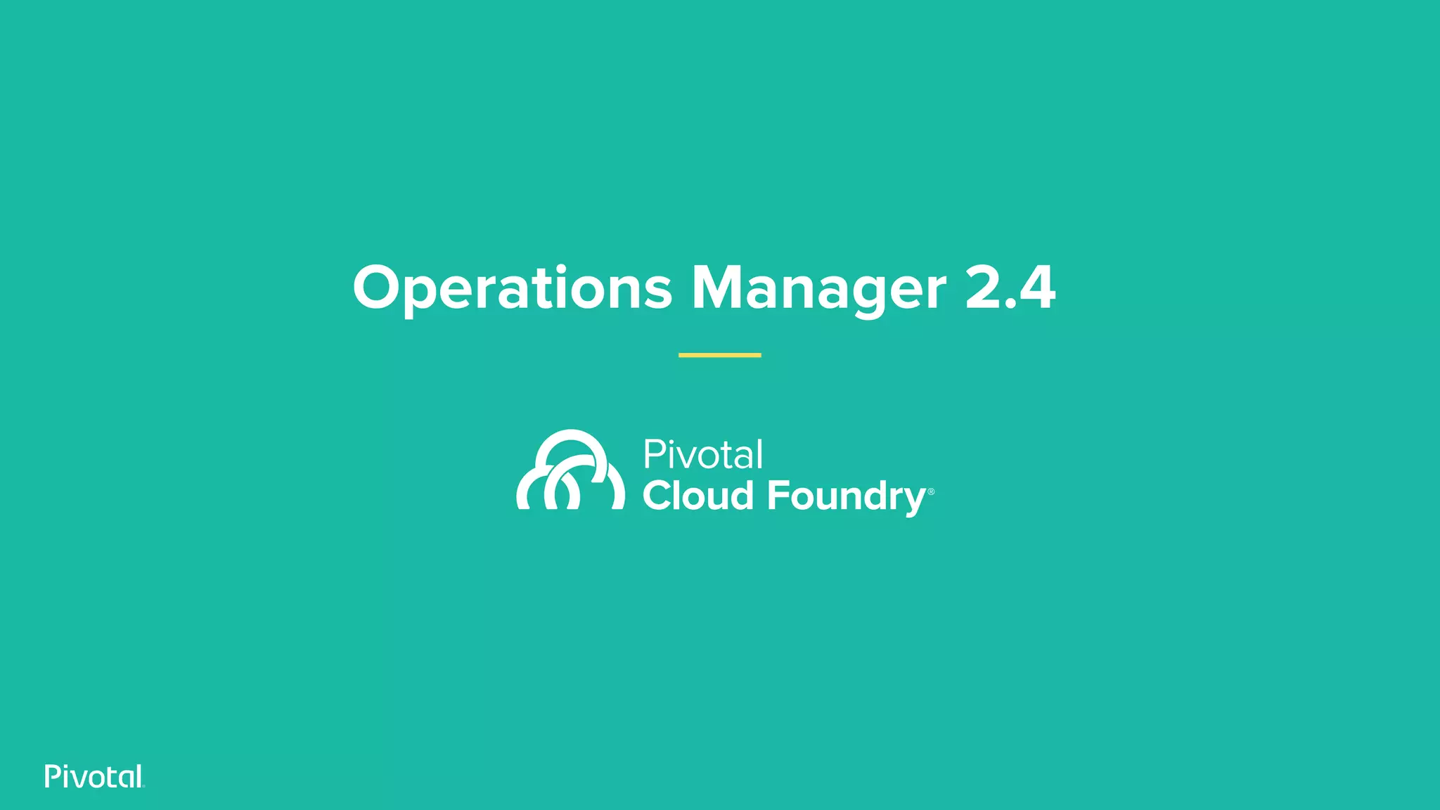 Operations Manager 2.4
 