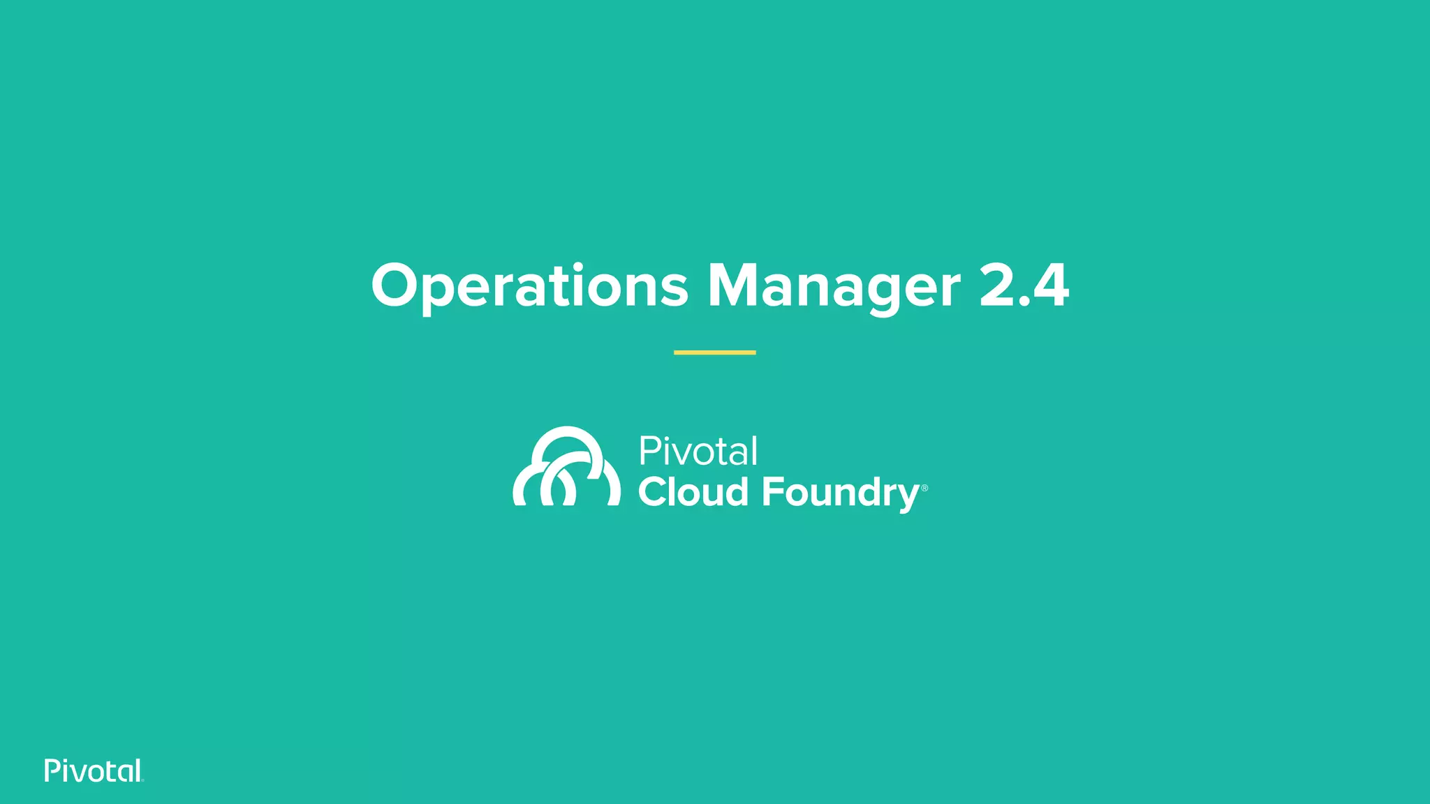 Operations Manager 2.4
 