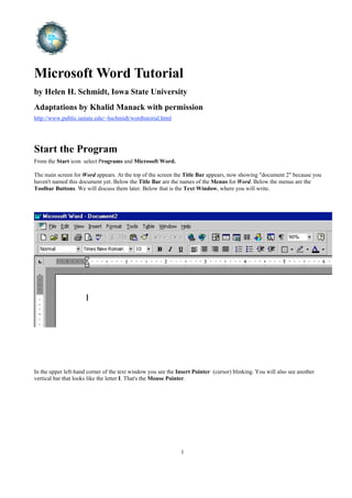 Pc Fundamentalspart 2 Word | PDF