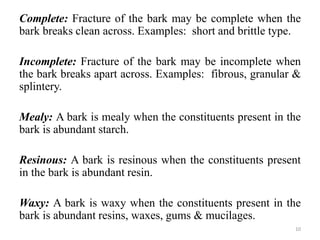 Splintery Fractures Example Organized Crude Drugs in Pharnacognosy.pptx