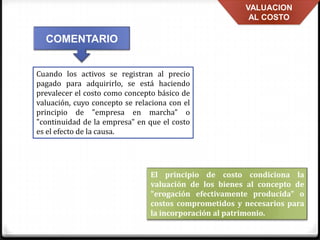 PRINCIPIOS DE CONTABILIDAD GENERALMENTE ACEPTADOS Slide 21