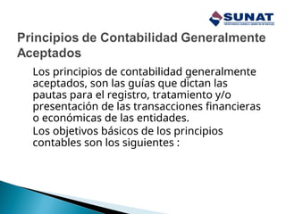 Principios de Contabilidad Generalmente Aceptados | PPT