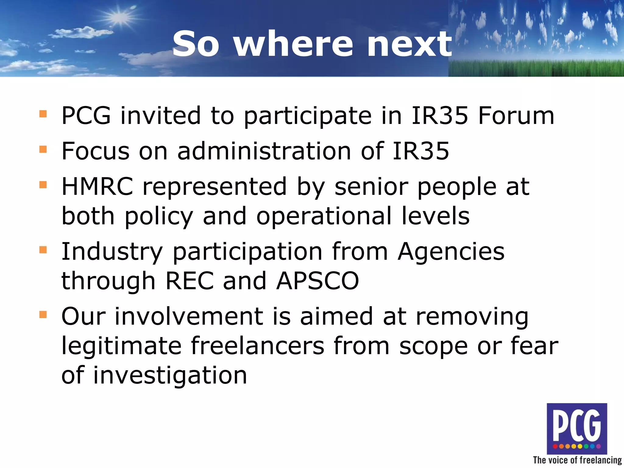 An introduction to the PCG | PPT