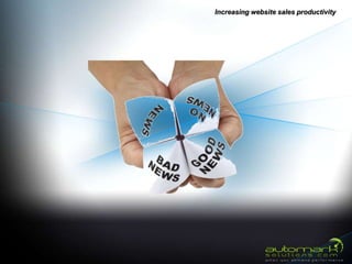 Increasing website sales productivity
 