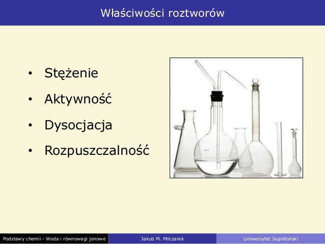 Sprawdzian Z Chemii Woda I Roztwory Kla Ii Podstawy chemii - Woda i równowagi