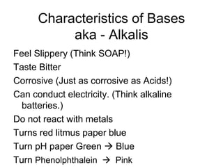pchem Acidsbases waterbuffers ph measurements | PPT